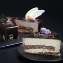 Chocolate Mousse Cake (Heart shape with Glossy finish)-slice