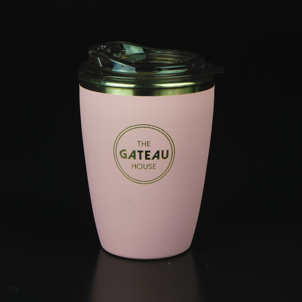 TGH Tumbler 8oz (Pastel Pink, Circular Logo)