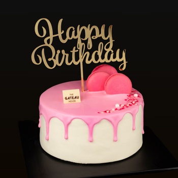 Kids Fresh Cream Cake (Pink)