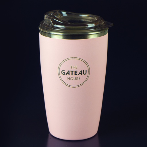 [MISC264] TGH Tumbler 12oz (Pastel Pink, Circular Logo)